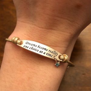 Silver Charm Adjustable Bracelet